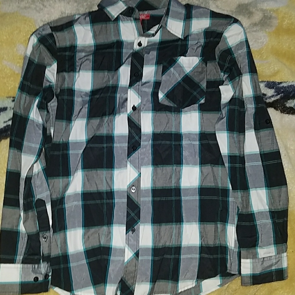 button-down long-sleeve shirt